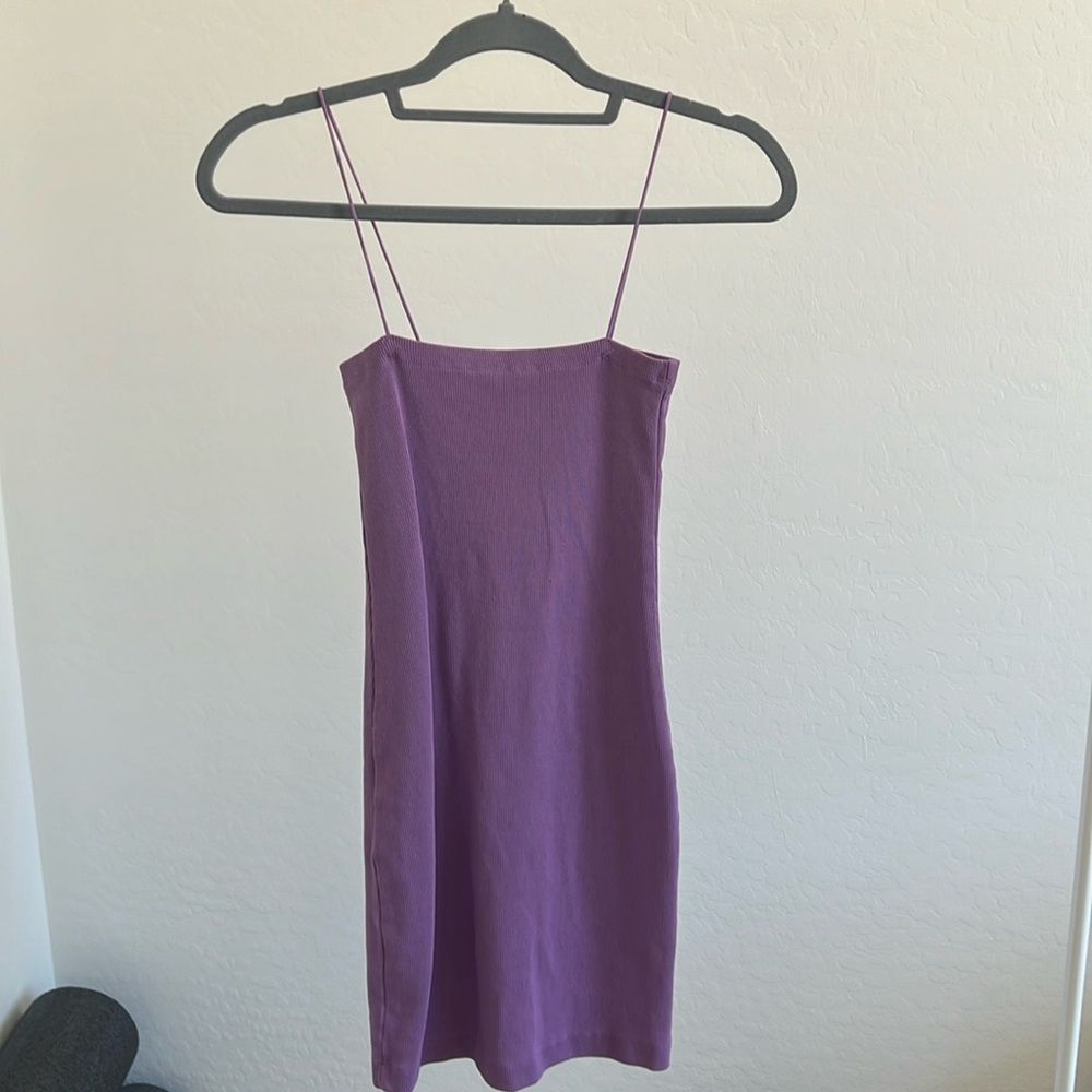 Zara lilac tube dress